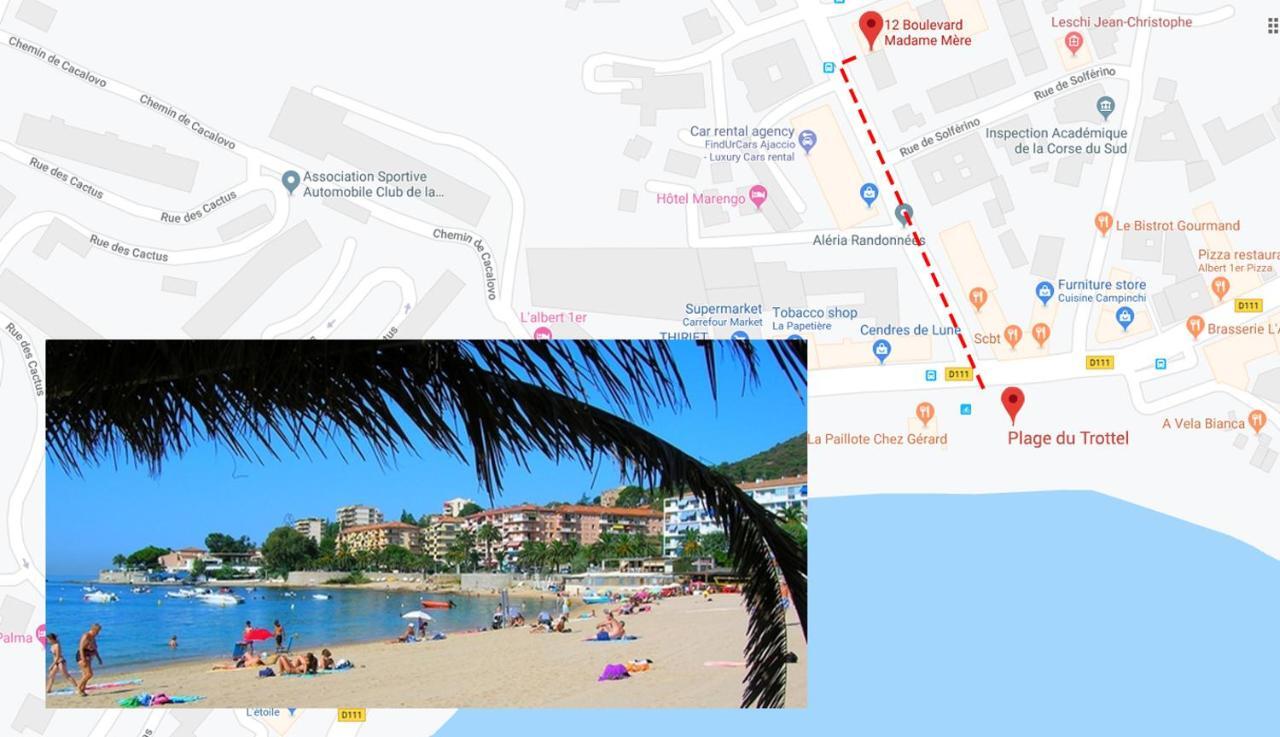 **** Mer Sea 1 A 8 Personnes 80M2 A 120M De La Mer **** Ajaccio  Luaran gambar
